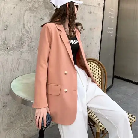 韩版设计感小西服女2023春季新款休闲通勤西装外套设计感显瘦商品大图