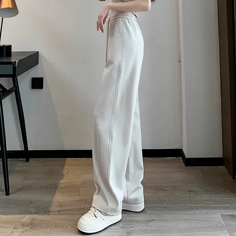 高腰香蕉裤女2023新款灯笼裤春秋女裤宽松直筒裤阔腿裤春季休闲裤商品大图