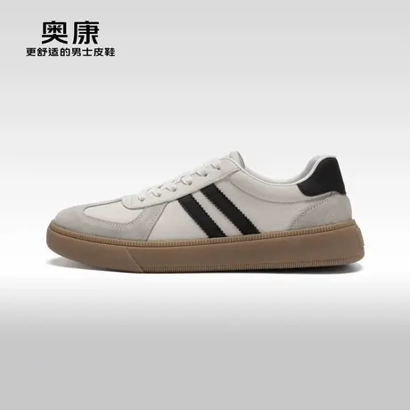 【门店发货】Aokang奥康秋季新款时尚休闲板鞋男百搭潮鞋商品大图