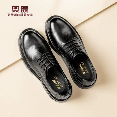 奥康 男鞋2026春季新款真皮德比鞋男士商务正装皮鞋结婚鞋新郎鞋N商品大图