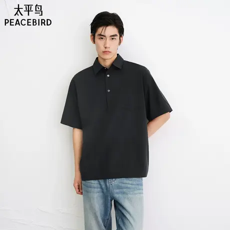 【商场同款】太平鸟男装潮牌短袖POLO衫夏新款短袖男B2COF222F图片
