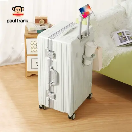 大嘴猴大容量铝框行李箱女网红24寸学生拉杆箱26寸男皮箱子旅行箱图片