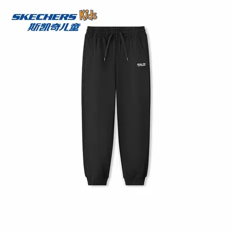 Skechers斯凯奇2025年经典款男童舒适针织长裤商品大图