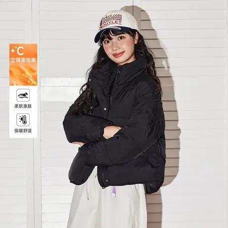 唐狮立领棉服女士冬季外套2026新款上衣秋冬小个子女生加厚棉袄VB图片