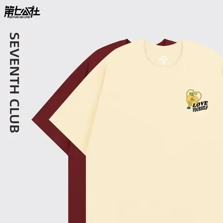 第七公社小个子t恤女短袖夏设计感小众宽松纯棉半袖体恤2024新款商品大图