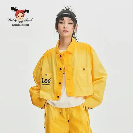 【ANGEL CHEN联名】Lee商场同款24春季新品舒适短款女夹克外套潮图片