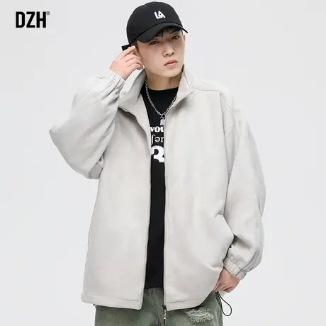 男士麂皮绒外套男春秋款潮牌高级感美式复古男装秋季新款痞帅上衣商品大图