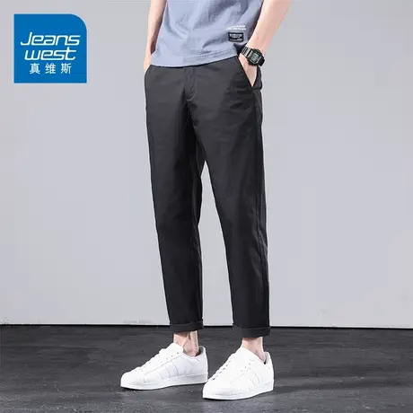 KZ真维斯九分西裤西装裤休闲裤男士春秋季2025新款通勤工作男裤子商品大图