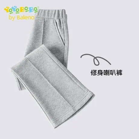 班尼路YBB系列女童喇叭裤儿童秋季薄款休闲微喇裤女大童秋装裤子商品大图
