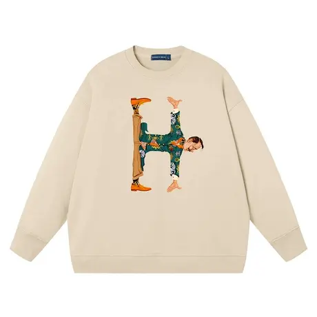 秀洛恶搞设计师周边衣服thierry同款圆领卫衣打底衫纯棉小众品牌商品大图