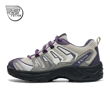 feiyue/飞跃户外女生运动鞋2024春季新款时尚复古拼色休闲鞋003商品大图