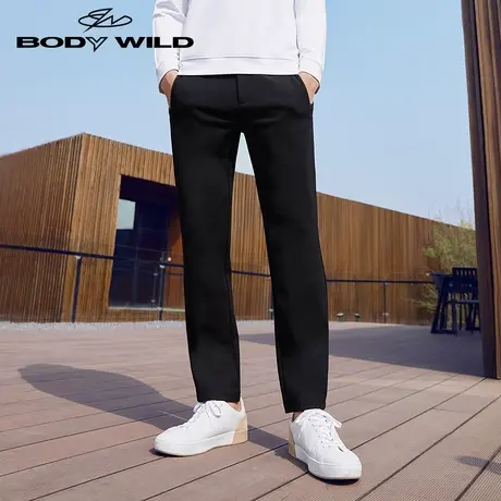BODY WILD宝迪威德百搭裤修身长裤ZBN82PK1商品大图