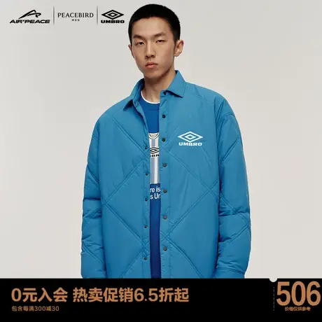 【AIRxPEACE】太平鸟男装茵宝联名系列菱格纹棉服男 B3ABC4B18图片
