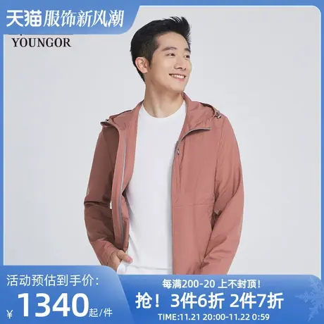 【商场同款】雅戈尔男士单夹克春季新款官方商务休闲外套男S2789图片