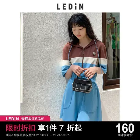 乐町连帽连体裤秋季新款流行休闲裤C5FBC3C01商品大图