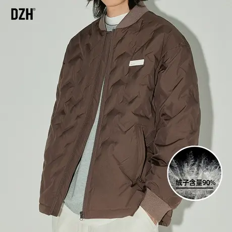 男士轻薄羽绒服男冬季2024年新款短款棒球服外套男款鸭绒保暖夹克图片