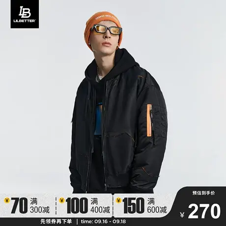 LiLbetter机能棉服男冬季宽松棉衣棒球服运动潮牌冬装痞帅外套LB图片