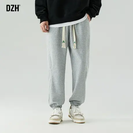 男士灰色宽松卫裤男秋季2023新款休闲长裤裤子男潮牌ins潮流百搭商品大图