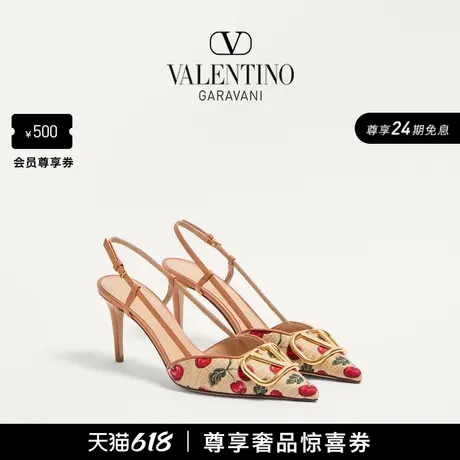 [24期免息]华伦天奴VALENTINO女士 VLOGO SIGNATURE 樱桃高跟鞋图片