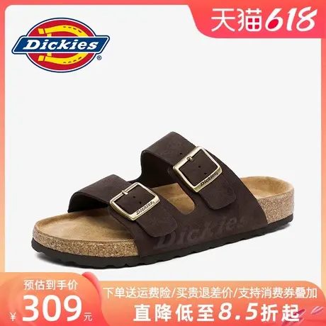Dickies勃肯拖鞋男款2025新款夏季外穿耐磨凉鞋男士踩屎感沙滩鞋图片