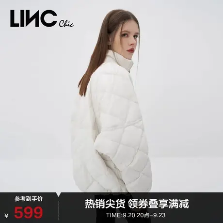 LINCCHIC金羽杰羽绒服女机能短款轻薄羽绒服女夹克外套Y21802089Y图片
