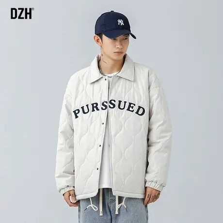 男士白色棉衣外套男冬季加绒加厚棉袄新款2023年爆款cityboy棉服商品大图