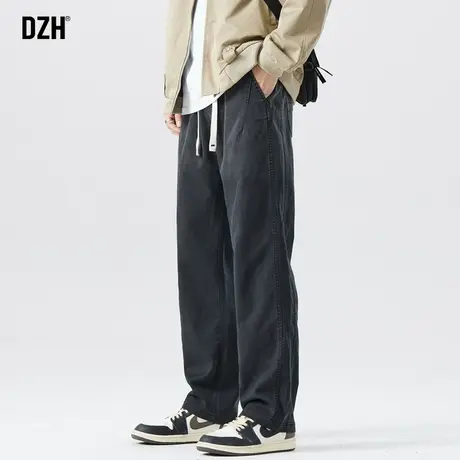 男士休闲牛仔裤男宽松直筒秋季裤子男款美式2023新款长裤百搭男裤商品大图