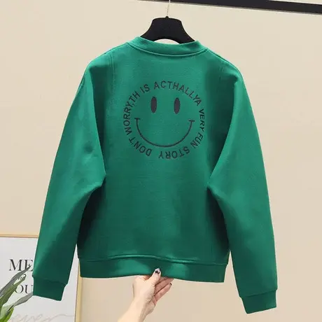 春季新款时尚百搭棒球服短外套ins宽松休闲上衣女装夹克卫衣外套商品大图