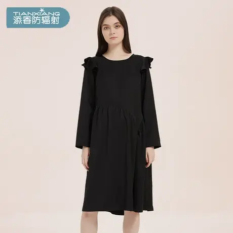 孕妇春装上衣2022年春秋新款过年套装时尚款高级感网红孕妇连衣裙图片