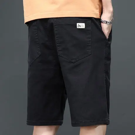 夏季薄款五分休闲短裤中裤子男士外穿宽松潮牌2022新款大裤衩夏天商品大图