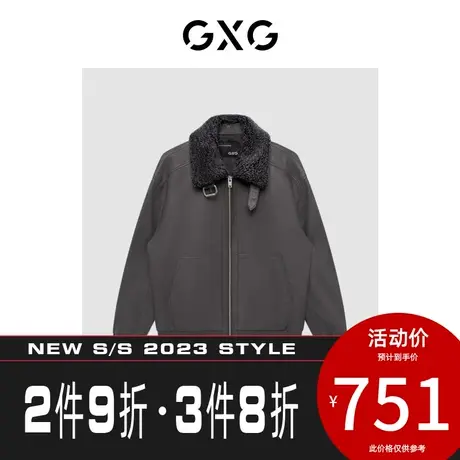 GXG男装[新尚]【生活系列】冬季新品商场同款源启自然三系列皮衣图片