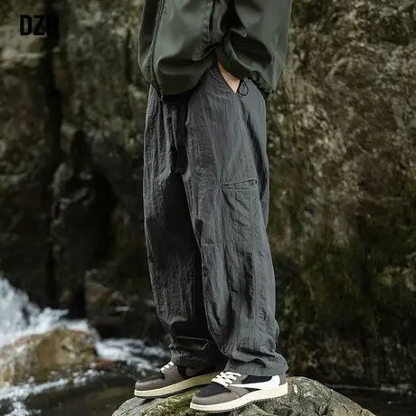 男士休闲冲锋裤工装裤男秋季潮牌男款运动裤男裤秋款2023新款长裤商品大图