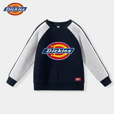 Dickies童装男童卫衣男孩撞色拼接运动上衣儿童美式休闲秋装衣服A图片
