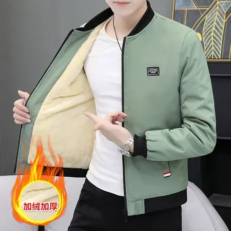 棉衣男士外套2023新款冬季衣服韩版潮流面包棉服冬天男装棉袄加绒商品大图