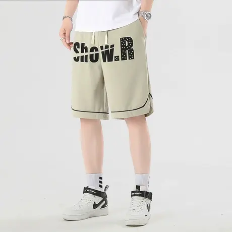 冰丝篮球裤男夏季薄款男款运动五分裤子潮牌学生宽松休闲短裤凉感商品大图