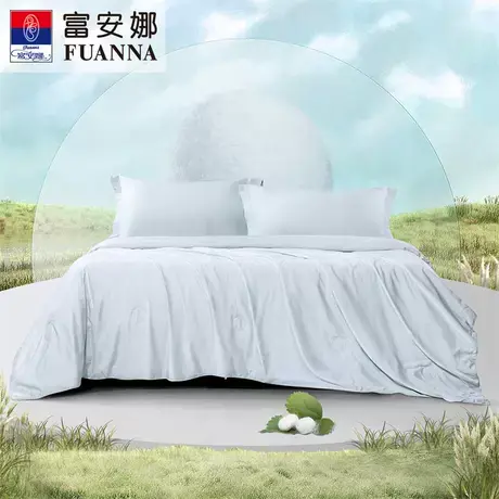 【直播】富安娜100蚕丝被芯夏凉被 夏季薄被抗菌空调被芯 悦颜图片