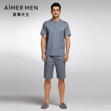 Aimer Men23S舒爽棉麻男士短裤NS42J742商品大图