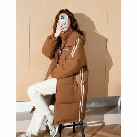 唐狮长款羽绒服女新款今年流行爆款女装秋冬款外套独特超好w1tu图片