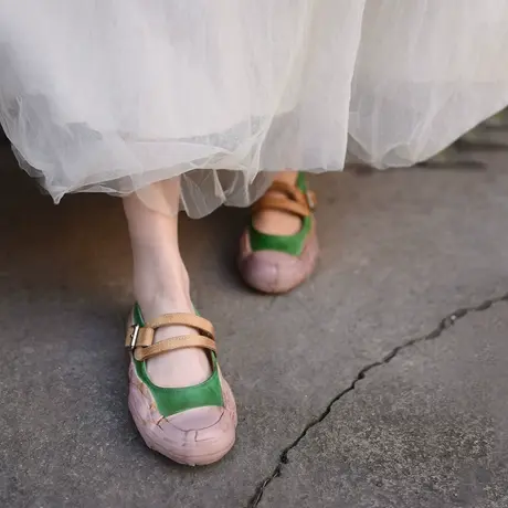 Artmu阿木原创复古溶解鞋厚底休闲鞋运动鞋脏脏鞋浅口单鞋新款商品大图