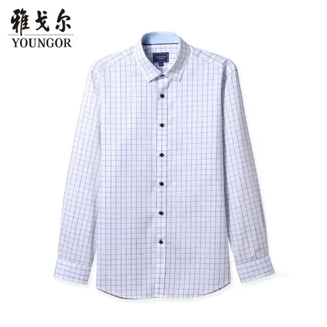 【商场同款】雅戈尔衬衫秋季官方新品商务休闲纯棉长袖衬衫衬衣商品大图