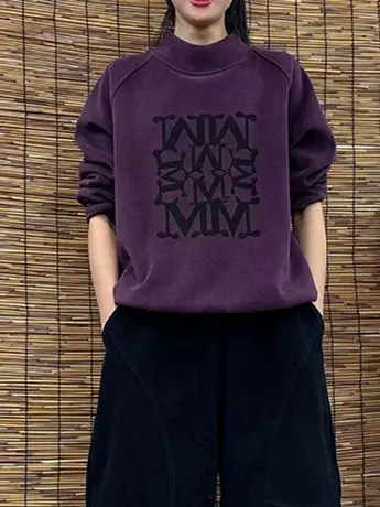 2023年秋冬季新款加绒加厚宽松显瘦时尚百搭休闲长袖卫衣女百搭潮商品大图