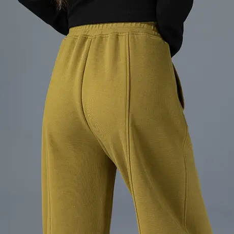 秋冬裤子高腰阔腿裤女2024新款春秋女裤休闲香蕉裤显瘦窄版直筒裤商品大图