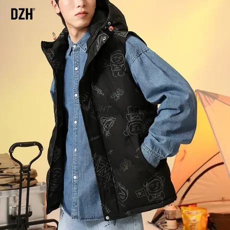 男士冬装棉马甲男冬季外穿背心马夹男式新款保暖立领坎肩外套男装商品大图