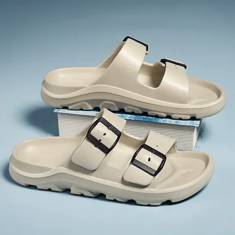 拖鞋男夏季室内居家外穿防臭防滑凉拖踩屎感运动厚底网红沙滩凉鞋商品大图