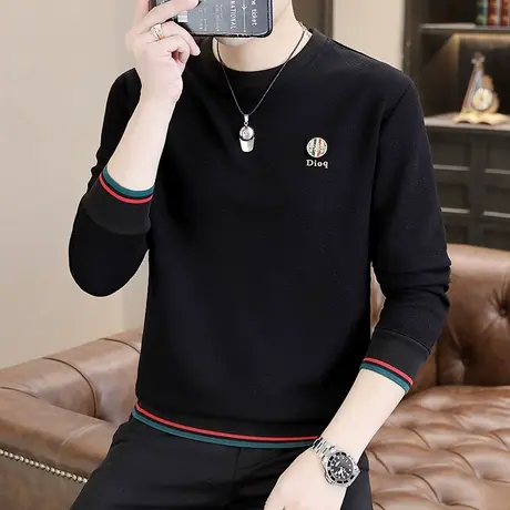 2023新款长袖T恤男秋季男装打底衫个性秋衣小衫潮流秋装卫衣体恤商品大图