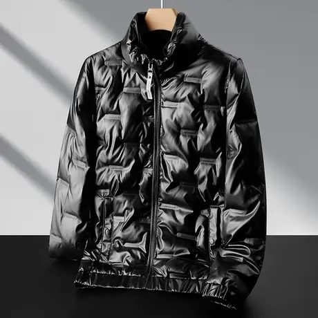 冬季防风保暖立领白鸭绒羽绒服男士2023新款东北抗寒外套冬天外穿商品大图