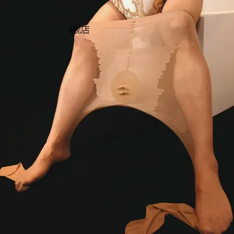200斤男士大码jj丝袜 胖子加肥加大天鹅绒任意剪丝袜不脱丝菠萝袜商品大图