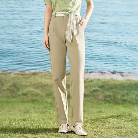 【商场同款】茵曼中高腰萝卜小脚裤2023夏季女装新款遮胯显瘦长裤图片