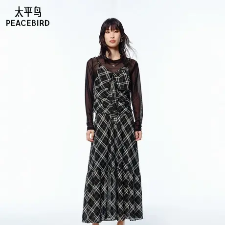 【商场同款】太平鸟女装2025年夏季新款绵麻混纺上衣女A3CDF2108商品大图