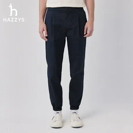 【商场同款】Hazzys哈吉斯2024春夏新款裤子男休闲裤束脚裤男潮流图片